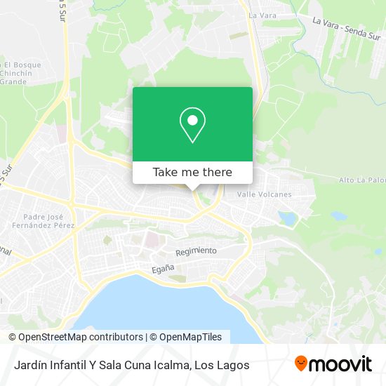 Jardín Infantil Y Sala Cuna Icalma map