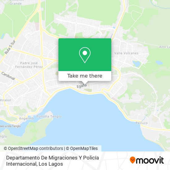 Departamento De Migraciones Y Policía Internacional map
