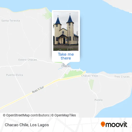 Chacao Chile map