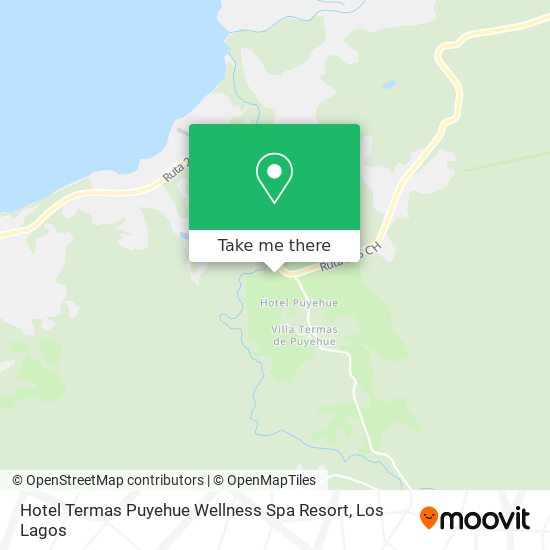 Mapa de Hotel Termas Puyehue Wellness Spa Resort