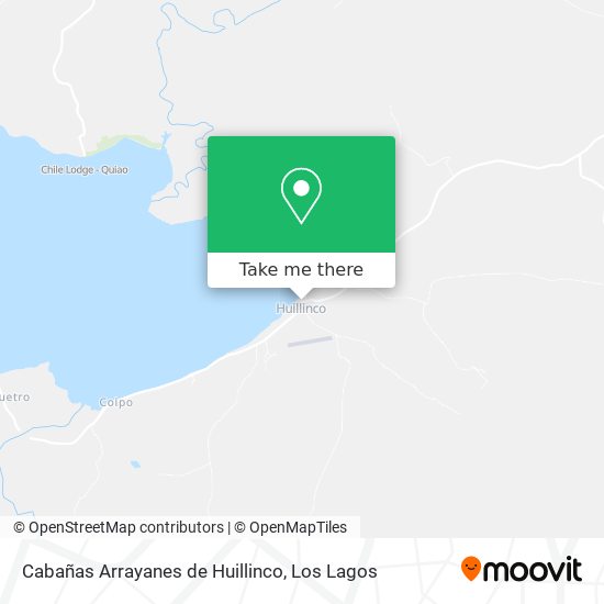 Cabañas Arrayanes de Huillinco map