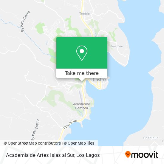 Academia de Artes Islas al Sur map