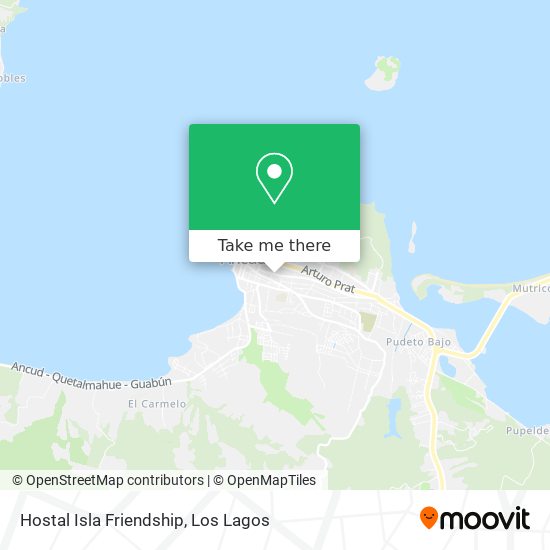 Hostal Isla Friendship map