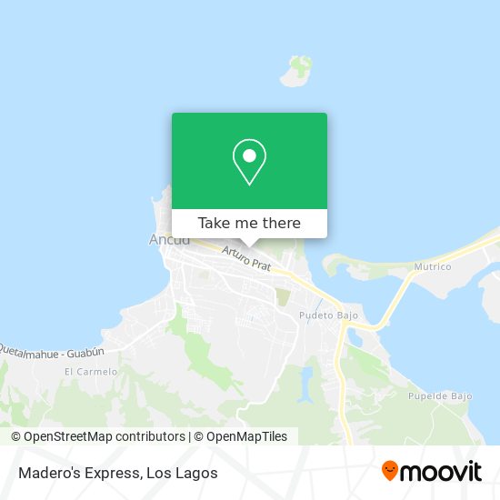 Mapa de Madero's Express