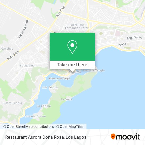 Mapa de Restaurant Aurora Doña Rosa