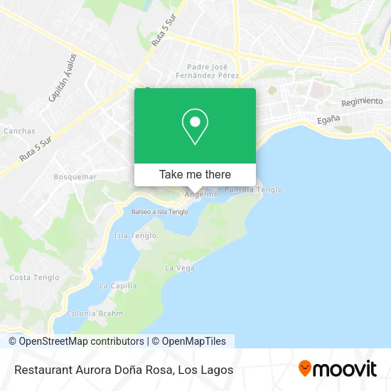 Restaurant Aurora Doña Rosa map