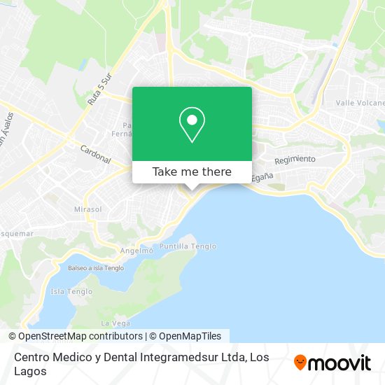 Centro Medico y Dental Integramedsur Ltda map