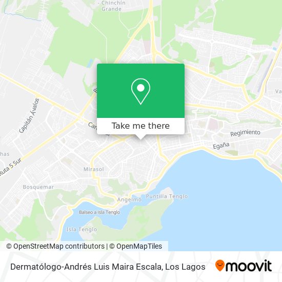Dermatólogo-Andrés Luis Maira Escala map