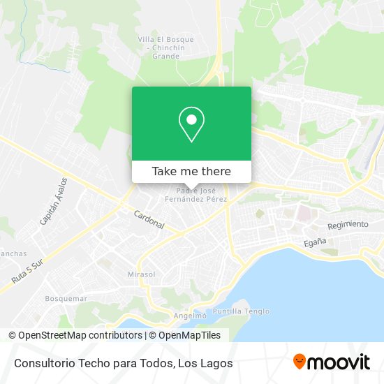 Consultorio Techo para Todos map