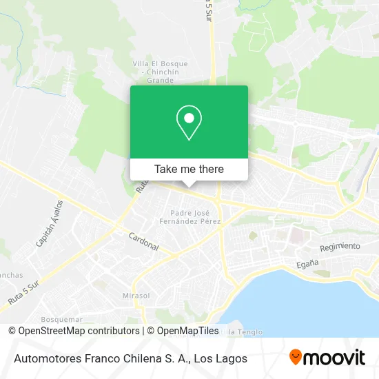 Automotores Franco Chilena S. A. map