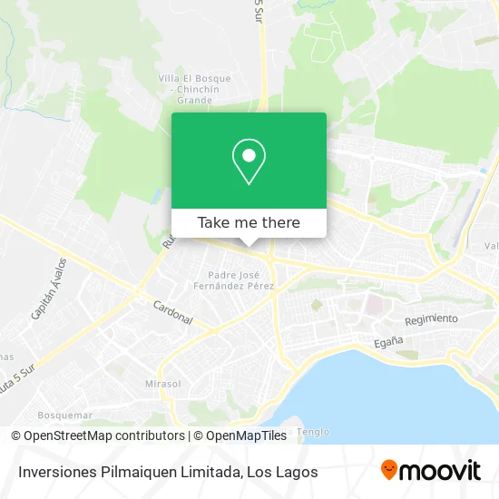 Inversiones Pilmaiquen Limitada map