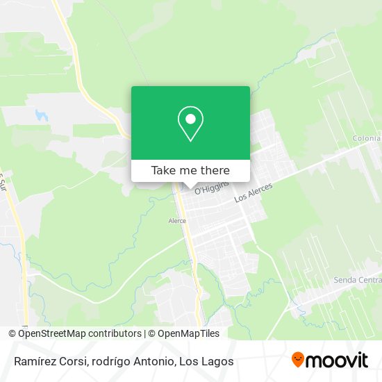 Mapa de Ramírez Corsi, rodrígo Antonio