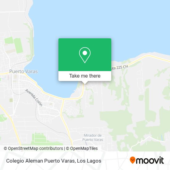 Colegio Aleman Puerto Varas map