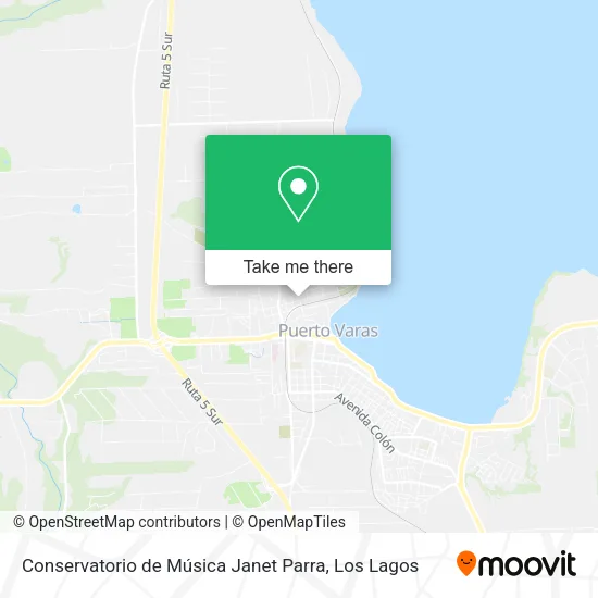 Mapa de Conservatorio de Música Janet Parra