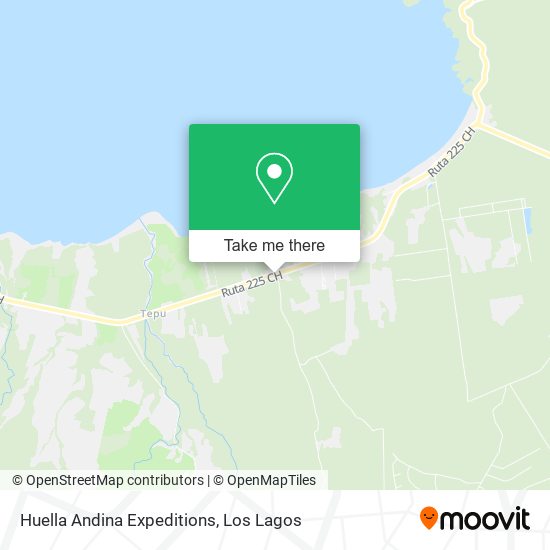 Huella Andina Expeditions map