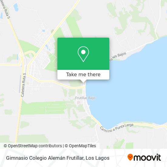 Gimnasio Colegio Alemán Frutillar map