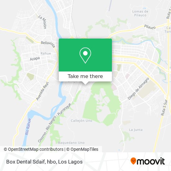 Mapa de Box Dental Sdaif, hbo