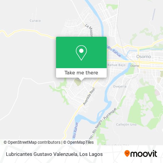 Lubricantes Gustavo Valenzuela map