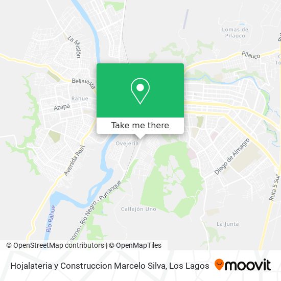 Mapa de Hojalateria y Construccion Marcelo Silva