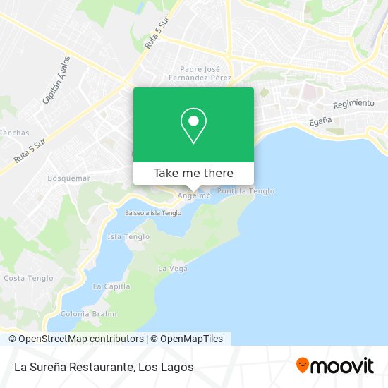 La Sureña Restaurante map
