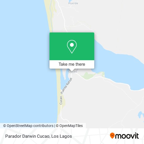 Parador Darwin Cucao map