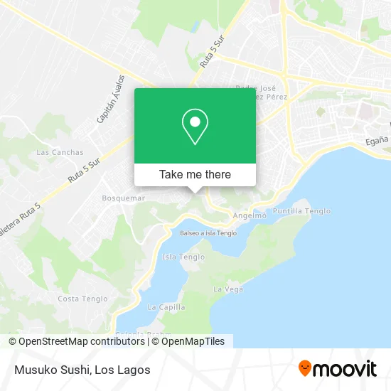 Musuko Sushi map