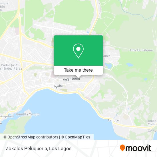 Mapa de Zokalos Peluqueria