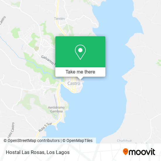 Hostal Las Rosas map