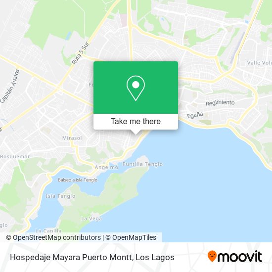 Hospedaje Mayara Puerto Montt map