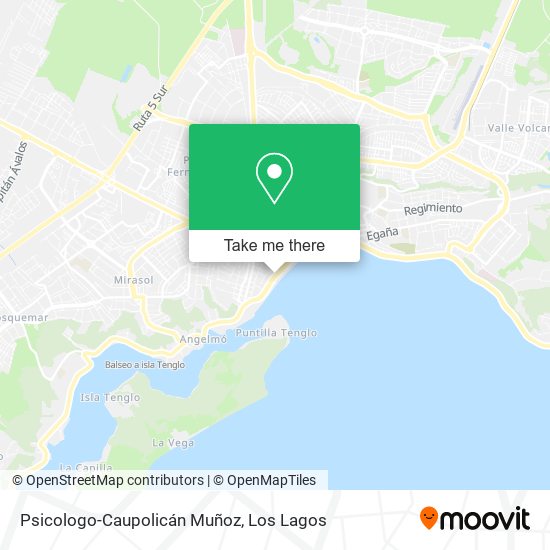 Mapa de Psicologo-Caupolicán Muñoz