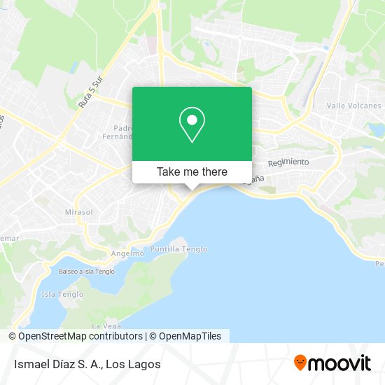 Ismael Díaz S. A. map