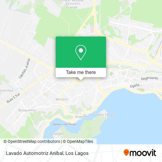 Lavado Automotriz Anibal map