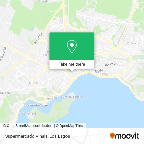 Supermercado Vinals map