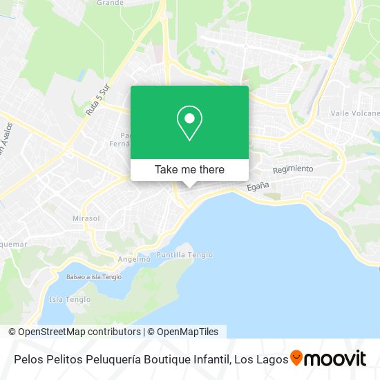 Mapa de Pelos Pelitos Peluquería Boutique Infantil