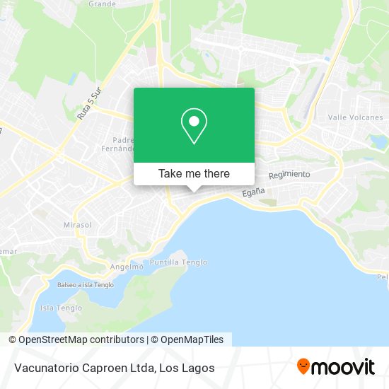 Mapa de Vacunatorio Caproen Ltda