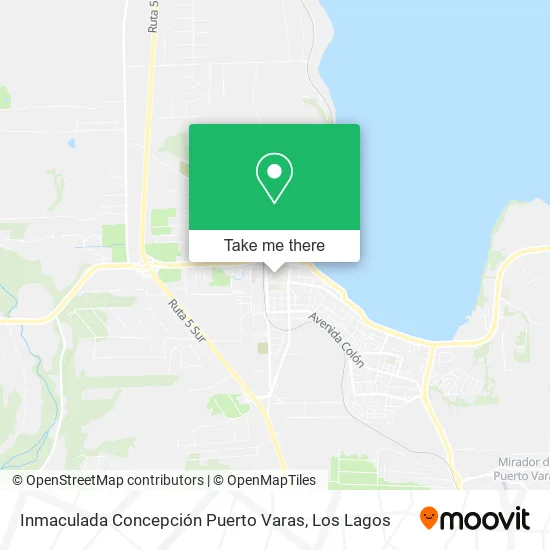 Inmaculada Concepción Puerto Varas map