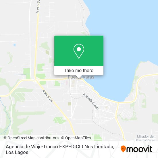 Agencia de Viaje-Tranco EXPEDICI0 Nes Limitada map