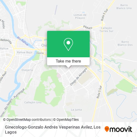 Ginecologo-Gonzalo Andrés Vesperinas Avilez map