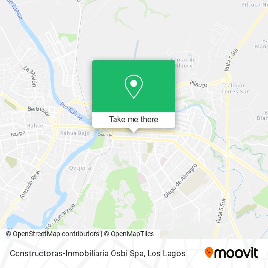 Mapa de Constructoras-Inmobiliaria Osbi Spa