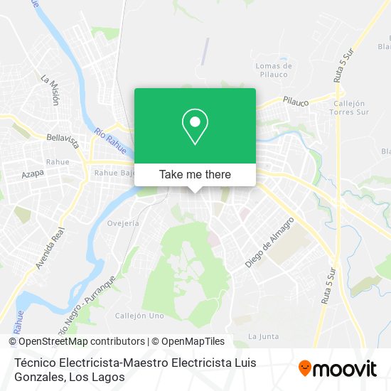 Mapa de Técnico Electricista-Maestro Electricista Luis Gonzales