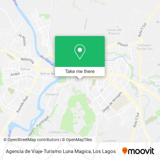 Mapa de Agencia de Viaje-Turismo Luna Magica