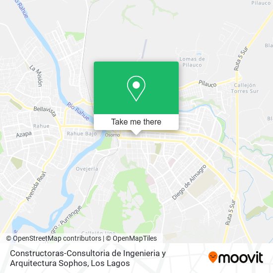 Constructoras-Consultoria de Ingenieria y Arquitectura Sophos map