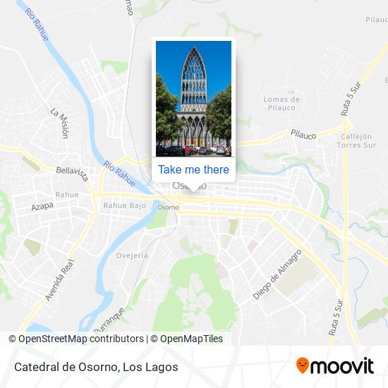 Mapa de Catedral de Osorno