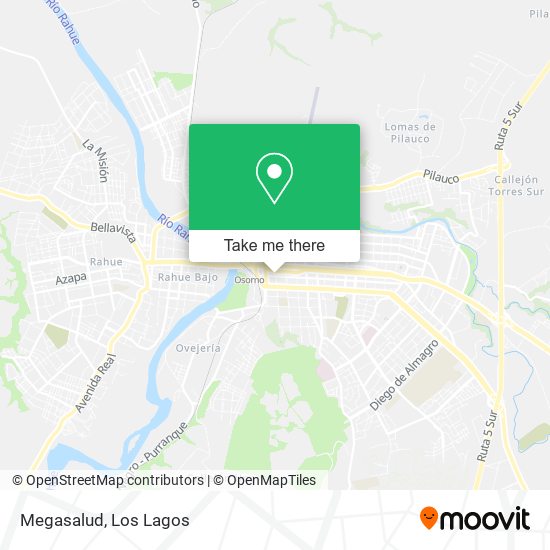 Mapa de Megasalud