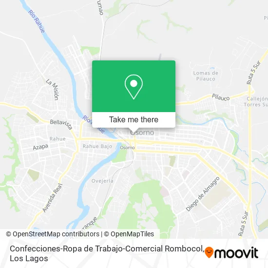 Confecciones-Ropa de Trabajo-Comercial Rombocol map