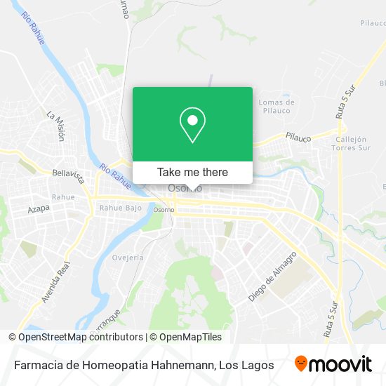 Mapa de Farmacia de Homeopatia Hahnemann