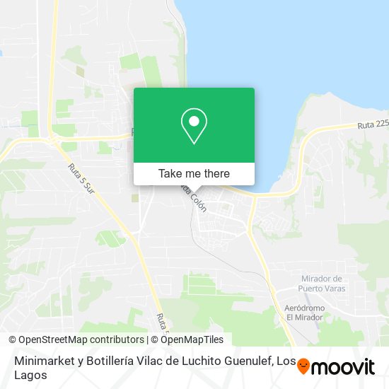 Minimarket y Botillería Vilac de Luchito Guenulef map