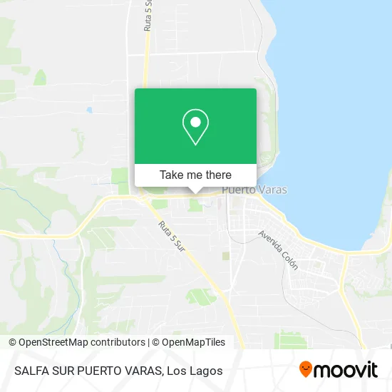 Mapa de SALFA SUR PUERTO VARAS