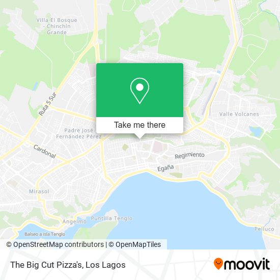 Mapa de The Big Cut Pizza's