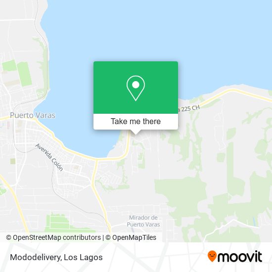 Mododelivery map